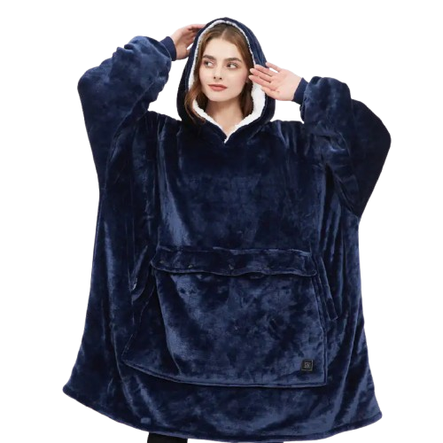 Heated Hoodie Blanket